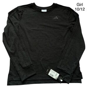 Adidas Girl Active Sweatshirt Size 10-12 New With Tags.